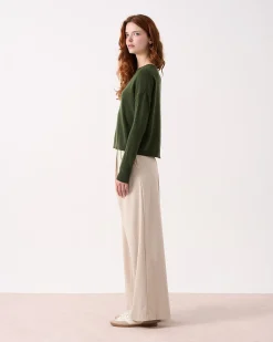 Absolut Cashmere Lisa<DAMES Ronde Hals|100% Kasjmier