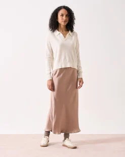 Absolut Cashmere Pia<DAMES V-Hals|100% Kasjmier