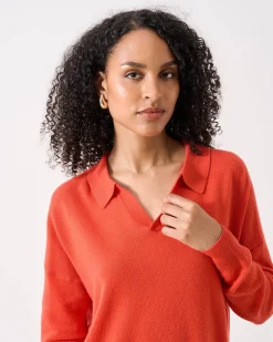 Absolut Cashmere Pia<DAMES V-Hals|100% Kasjmier