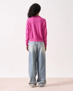 Absolut Cashmere Pia<DAMES V-Hals|100% Kasjmier