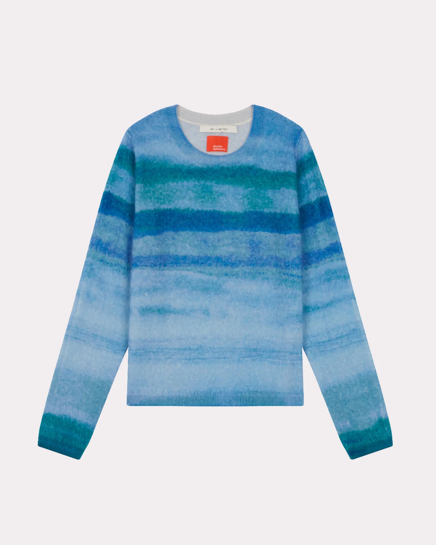 Absolut Cashmere Roise<DAMES Ronde Hals|Geborsteld Kasjmier