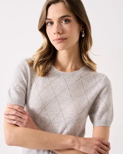 Absolut Cashmere Romeo<DAMES Ronde Hals|100% Kasjmier