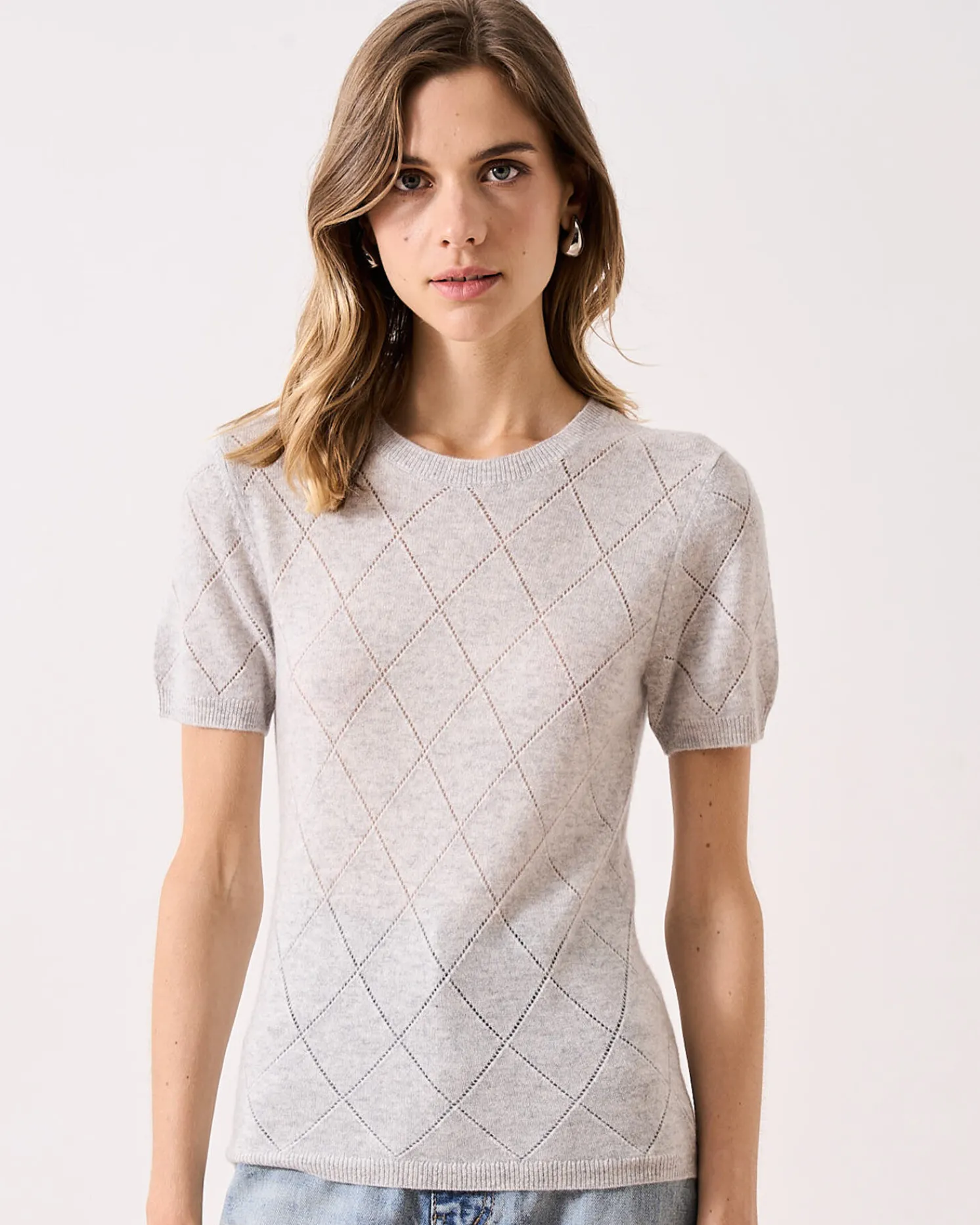 Absolut Cashmere Romeo<DAMES Ronde Hals|100% Kasjmier