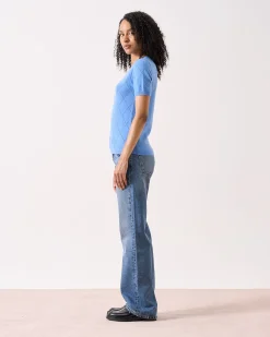 Absolut Cashmere Romeo<DAMES Ronde Hals|100% Kasjmier