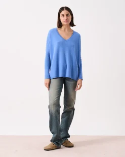 Absolut Cashmere Sheffield<DAMES V-Hals|100% Kasjmier