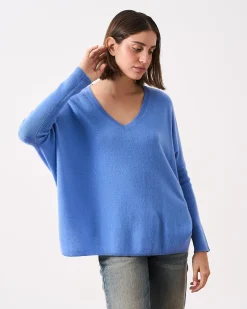 Absolut Cashmere Sheffield<DAMES V-Hals|100% Kasjmier