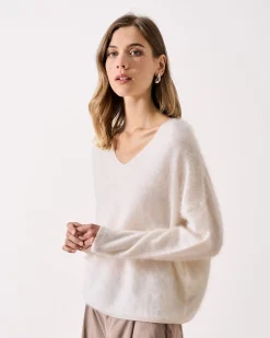 Absolut Cashmere Soeli<DAMES V-Hals|100% Kasjmier