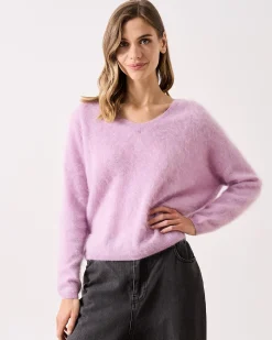 Absolut Cashmere Soeli<DAMES V-Hals|100% Kasjmier