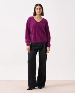 Absolut Cashmere Soeli<DAMES V-Hals|100% Kasjmier