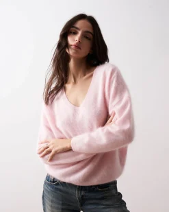 Absolut Cashmere Soeli<DAMES V-Hals|100% Kasjmier