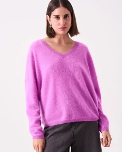 Absolut Cashmere Soeli<DAMES V-Hals|100% Kasjmier