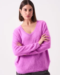 Absolut Cashmere Soeli<DAMES V-Hals|100% Kasjmier
